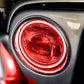 Oracle 97-06 Jeep Wrangler TJ Surface Mount LED Headlight Halo Kit - Red