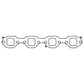 Cometic Ford 302/351W Windsor V8 .030in MLS Exhaust Mani Gskt Set-1.516in x 1.570in Rectangle Port