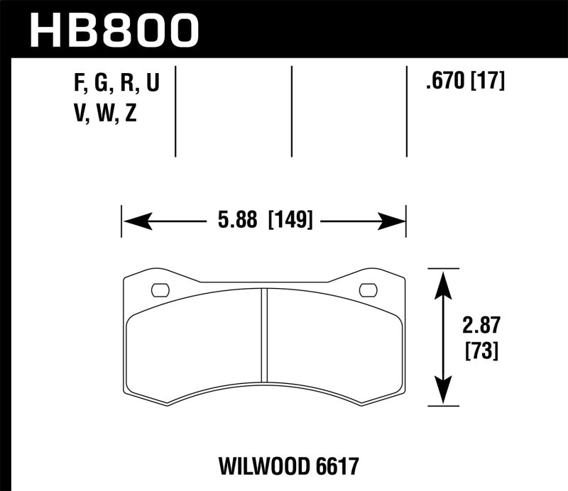 Brake Pads - Racing