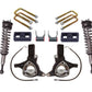 MaxTrac 16-18 GM C1500 2WD w/Stamped Steel Susp. 7in/4in MaxPro Elite Spindle Lift Kit w/FOX Shocks