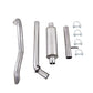 MBRP 12 Jeep Wrangler/Rubicon 3.6L V6 Cat Back Single Rear Exit Off-Road Alum Exhaust