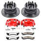 Power Stop 03-05 Ford E-350 Club Wagon Front Z36 Truck & Tow Kit w/Cals