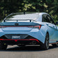 MBRP 22-23 Hyundai Elantra N 2.0L Turbo T304  5in OD CF Tips Dual Outlet 3in Cat Back Exhaust