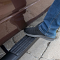 Fishbone Offroad 09-14 Ford F150 Extended Super Cab Oval Side Steps - Black Textured