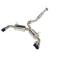 REMARK Sports Touring CatBack Exhaust, Toyota GR86 / Subaru BRZ 2022+, Burnt Stainless Tip