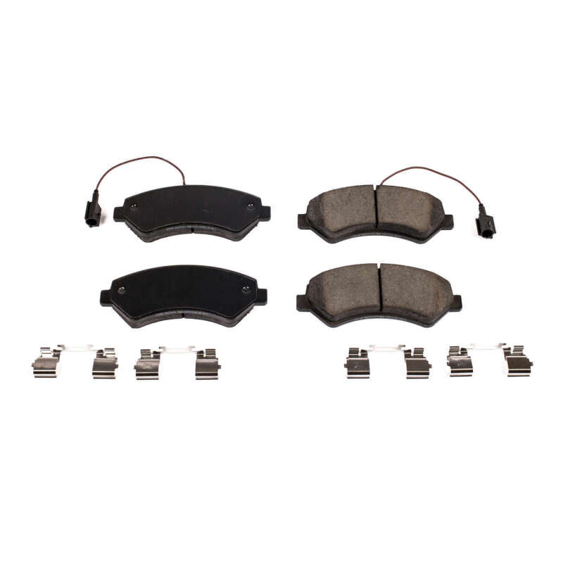 Power Stop 2019 Ram ProMaster 1500 Front Z17 Evolution Ceramic Brake Pads w/Hardware