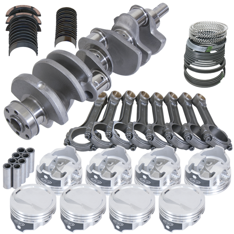 Eagle Ford 351W 4.000in Crank 2.750in Mains 6.200in I-Beam Rods 4.040in Pistons Rotating Assembly