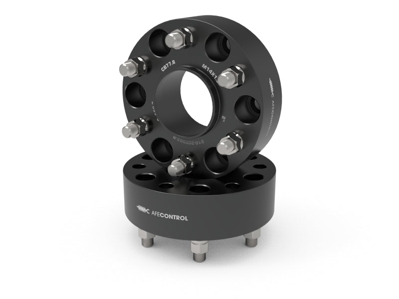 aFe CONTROL Forged Aluminum Wheel Spacers 6x139.7 / CB 77.8 / 2in Thick - RAM 1500