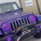 Oracle 07-17 Jeep Wrangler LED Fog Light Halo Kit - UV/Purple