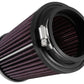 K&N Universal Rubber Filter 3in Flg 4-1/2inch OD B / 2-1/4inch H - Silver Top