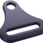 RaceQuip Long Reach Bolt On End Seat Belt Mounting Hardware / 2 or 3 In. Belts / Forged Steel- Blk