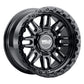 Weld Off-Road Swift 17x9in - 8x180 BP - ET-12 - 124.3mm CB - Gloss Black Wheel & Ring