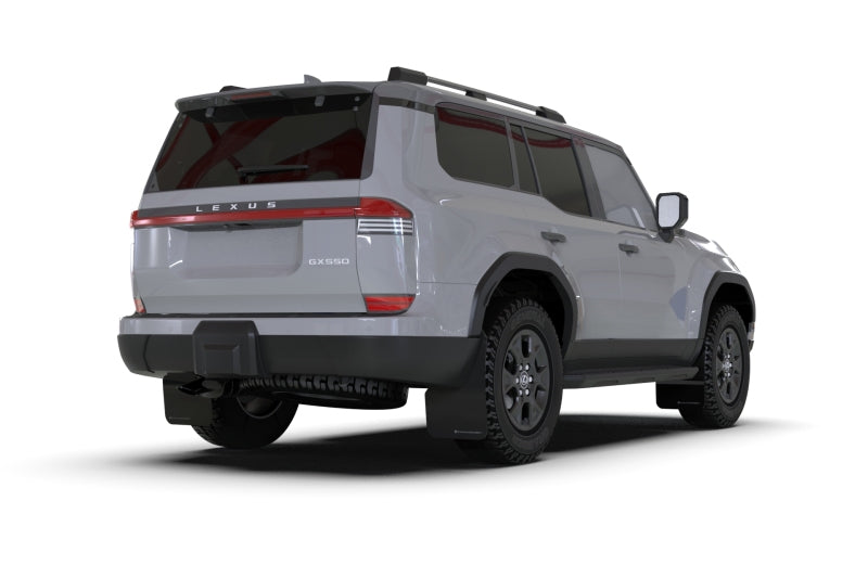 Rally Armor 24-25 Lexus GX 550 Luxury Premium Black Mud Flap - Metallic Black Logo