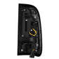 AlphaRex 97-03 Ford F150 / 99-16 Ford F250/F350/F450/F550 LUXX-Series LED Tail Lights - Alpha-Black