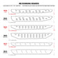 Go Rhino 21-25 Ford Bronco (excl. Sport) RB20 Slim Running Boards Kit w/ Brackets