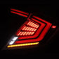 AlphaRex 16-21 Honda Civic Hatchback / Type-R FK8 Nova-Series LED Tail Lights (Pair) - Black