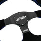 PRP Suede D-Shape Steering Wheel - Blue