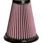 K&N Filter Universal Rubber Filter 2.5 inch Flange 5.25 inch Base 5.75 inch Height
