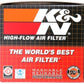 K&N Filter 3/4 inch Flange 2 inch OD 2 1/2 inch Height