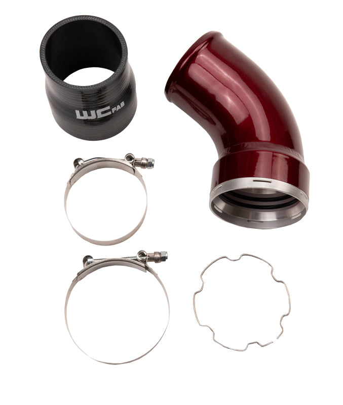 Wehrli 06-10 Duramax LBZ/LMM Intercooler Outlet Elbow Kit - Kiwi Green