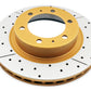 DBA 05-20 Toyota Tacoma (w/6 Lug Wheel & 4 Piston Clpr) Front Drilled & Slotted Street Series Rotor