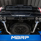 MBRP 19-21 Chevy Silverado 1500 6.2L 2.5in Dual Split Rear Cat Back w/ Quad Carbon Fiber Tips- T304