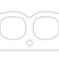 Cometic Chevy Gen1 Small Block V8 .064in ArmorCore Exhaust Manifold Gasket Set-Brodix GB 2000 Heads