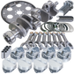 Eagle Chevy 350 1Pc 3.750in Crank 5.700in I-Beam Rods 4.030in Pistons 168 Tooth FP Balanced Assembly