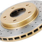 DBA 90-92 Toyota Land Cruiser Front Drilled & Slotted Street Series Rotor