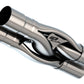 Borla Universal Hydroformed Switchfire X-Pipe 3in ID 3in OD Outlets W/O Notches