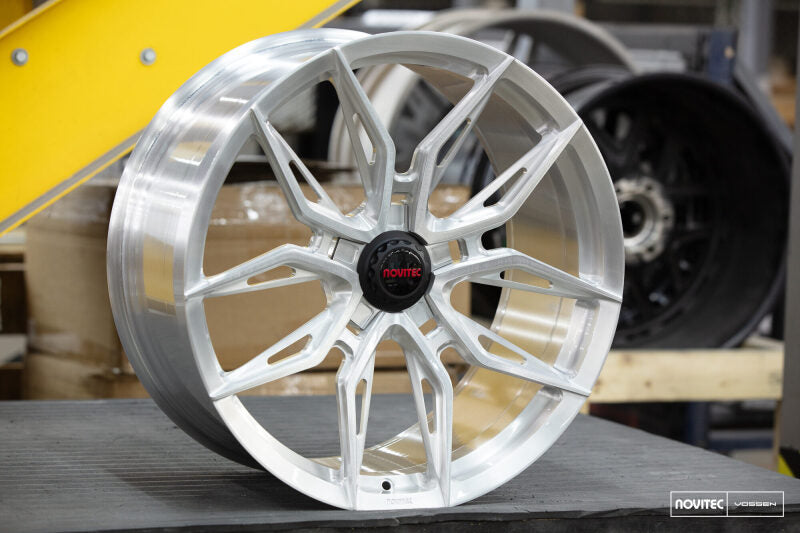 Vossen x Novitec NF11 22x9.5 ET:34 Brushed - Gloss Clear Ferrari Purosangue Front Wheel