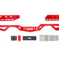 UMI Performance 78-88 GM G-Body Modular Adjustable Transmission Crossmember - Red