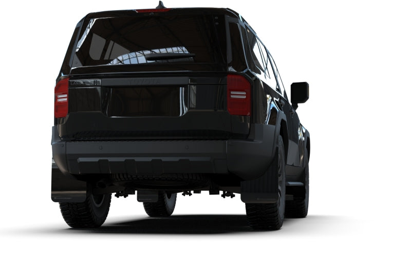 Rally Armor 22-25 Toyota Land Cruiser Black UR Mud Flap Metalli Black Logo