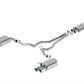 Ford Racing 2024 Mustang 5.0L Touring Non-Active Cat-Back Exhaust w/GT Valance - Chrome Tip