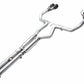 AWE 2024 Ford Mustang GT Fastback S650 RWD Track Edition Catback Exhaust w/ Quad Diamond Black Tips