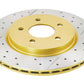 DBA 05-14 Ford Mustang GT Rear Drilled & Slotted Street Series Rotor