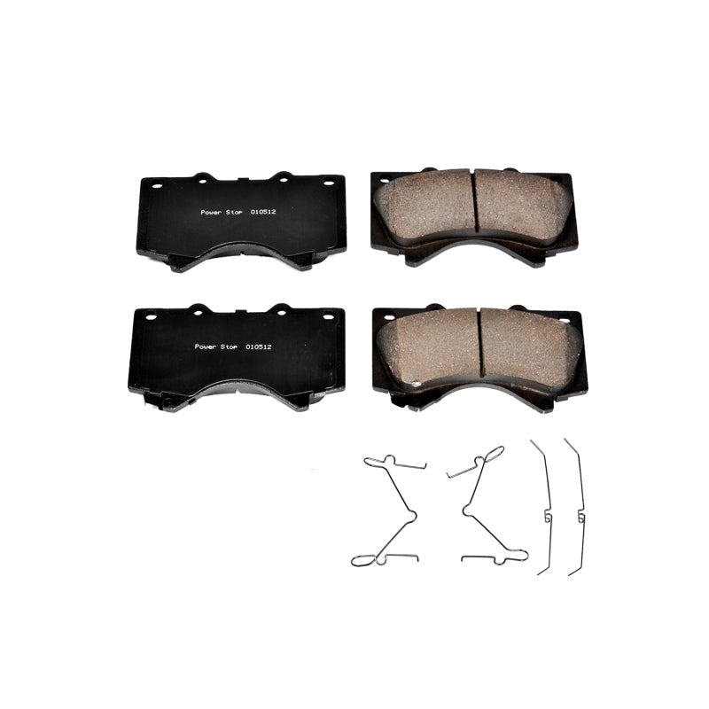 Power Stop 2021 Toyota Tundra Front Z17 Evo Ceramic Pad w/Hardware