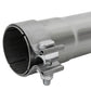 afe MACH Force-Xp Resonator Delete Pipe 3 IN Inlet/Outlet x 3 IN Dia. x 19 IN Overall L w/ Clamps