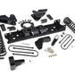 Zone Offroad 2019 Ram 3500 4in Radius Arm Bracket Gas - 2in Rear Block w/ Overload - Nitro Shocks