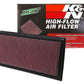 K&N 06-09 L.R. Range Rover / 02-10 VW Touareg / 02-09 Porche Cayenne Drop In Air Filter
