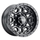 Weld Off-Road Crux 22x12in / 5x127 BP / ET -44 / 87.1mm Bore - Satin Black Wheel