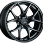 SSR GTV03 18x8.5 5x114.3 40mm Offset Flat Black Wheel 05-07 STI / 11+ tC