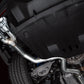 AWE 2024 Ford Mustang Dark Horse S650 RWD Track Edition Catback Exhaust w/ Quad Chrome Silver Tips