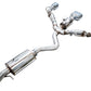 AWE 23-24 Toyota GR Corolla Touring Edition Catback Exhaust - Chrome Silver Tips