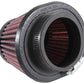 K&N Filter Universal Rubber Filter 2 7/16 inch Flange 4.5x3.75 inch Base 3.5x2.5 inch Top 2.75 inch