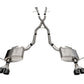 Corsa 11-21 Jeep Grand Cherokee Xtreme 2.5in Cat-Back Dual Rear Exit w/Twin 4in Black PVD Tips
