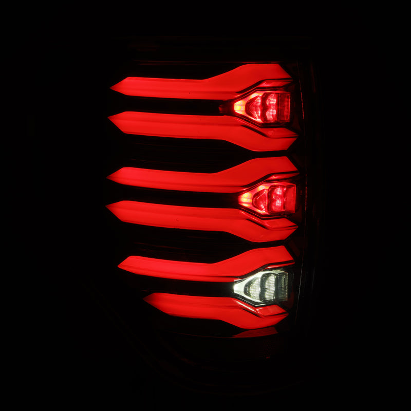 AlphaRex 09-14 Ford F150 LUXX LED Tailights - AlphaBlack Housing