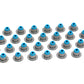 Cometic .195inX.414inX.654inX.665in Top Hat Viton Metal Jacket Valve Stem Seal - Set of 32
