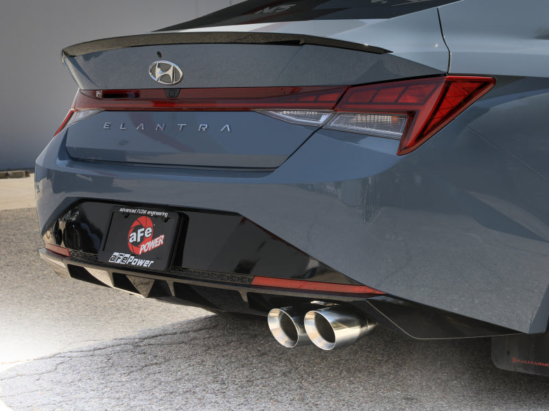 aFe Takeda 21-25 Hyundai Elantra 1.6L (t) 3in. SS Axle-Back Exhaust System w/Polished Tips