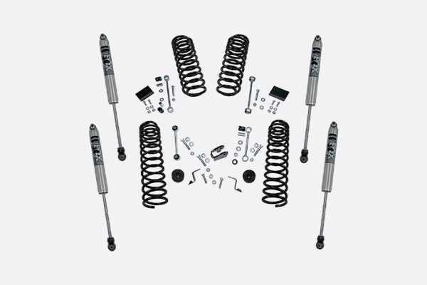 18-19 Jeep Wrangler JL Unlimited 2.5in Dual Rate Coil Lift Kit- Incl Rubicon w/ Fox Shocks